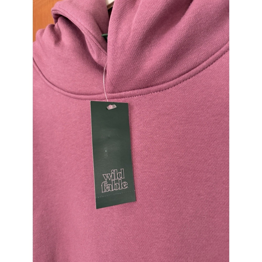 Women's Wild Fable Pink Mauve Comfy Club Oversized Hoodie Size XL NWT - Picture 5 of 6